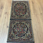 Orientteppich handgeknüpft 130 x 58 cm ANTIK Kirman Naturfarben
