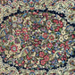 Orientteppich handgeknüpft 130 x 58 cm ANTIK Kirman Naturfarben