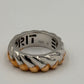 Schicker Esprit Bicolor Designer Ring aus 925er Silber