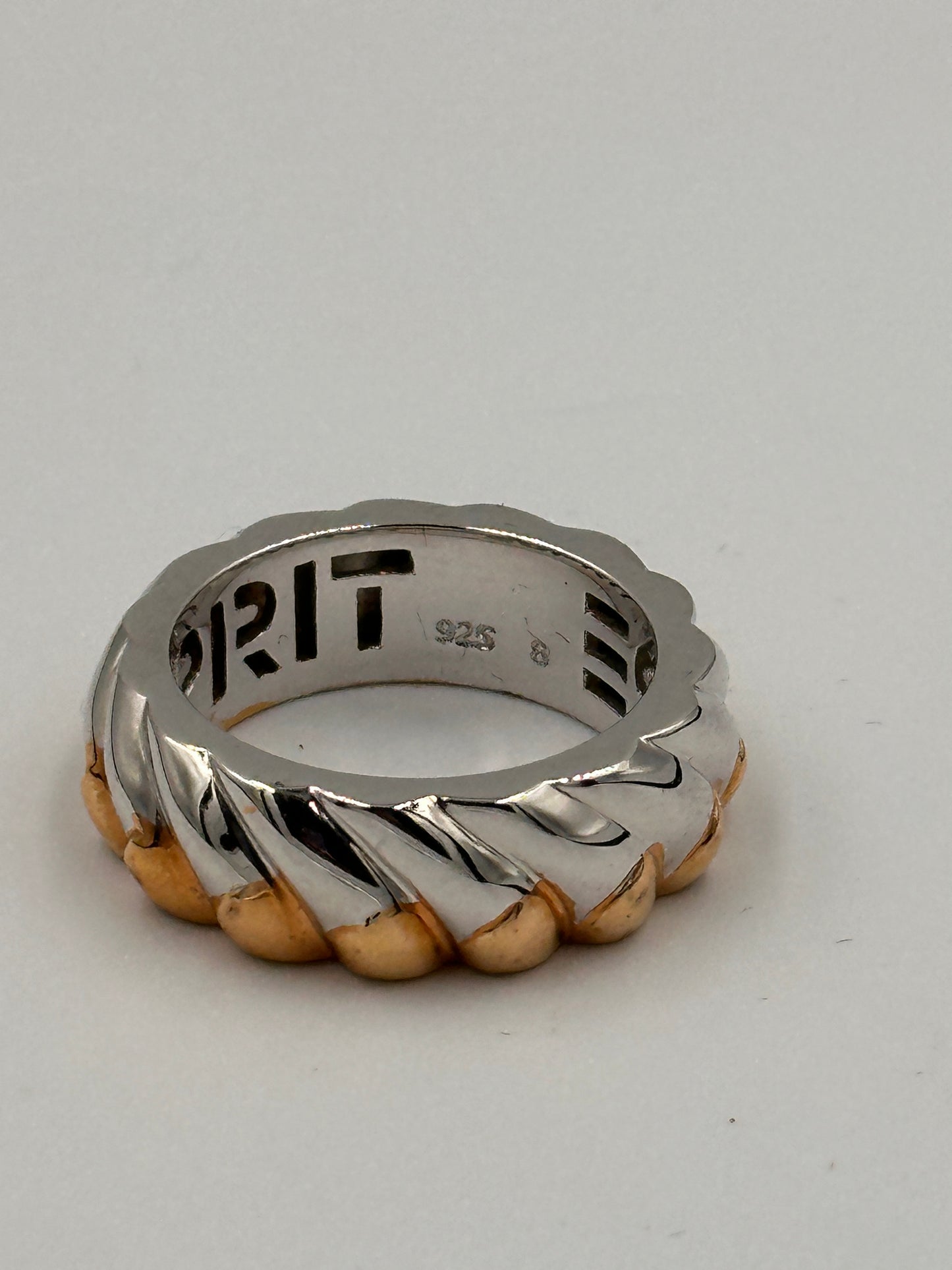 Schicker Esprit Bicolor Designer Ring aus 925er Silber