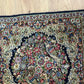 Orientteppich handgeknüpft 130 x 58 cm ANTIK Kirman Naturfarben