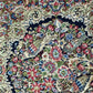 Orientteppich handgeknüpft 130 x 58 cm ANTIK Kirman Naturfarben