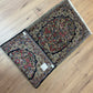 Orientteppich handgeknüpft 130 x 58 cm ANTIK Kirman Naturfarben