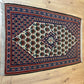 Orientteppich handgeknüpft 166 x 110 cm Bidjar Rosen Kelim