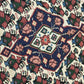Orientteppich handgeknüpft 166 x 110 cm Bidjar Rosen Kelim