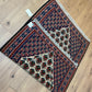 Orientteppich handgeknüpft 166 x 110 cm Bidjar Rosen Kelim