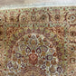 Handgeknüpfter Perser Orientteppich - Feiner Isfahan Kork auf Seide 165x110 cm