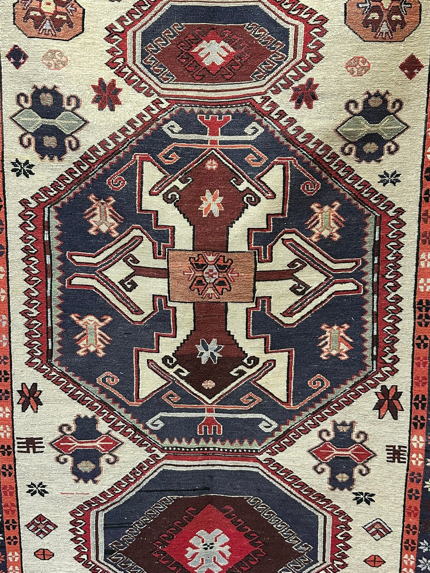 Orientteppich handgeknüpft 135 x 97 cm Kelim Sumack