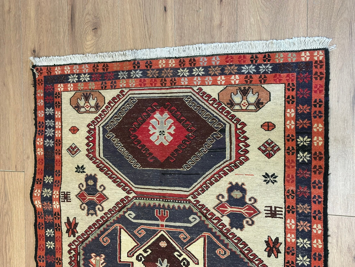 Orientteppich handgeknüpft 135 x 97 cm Kelim Sumack
