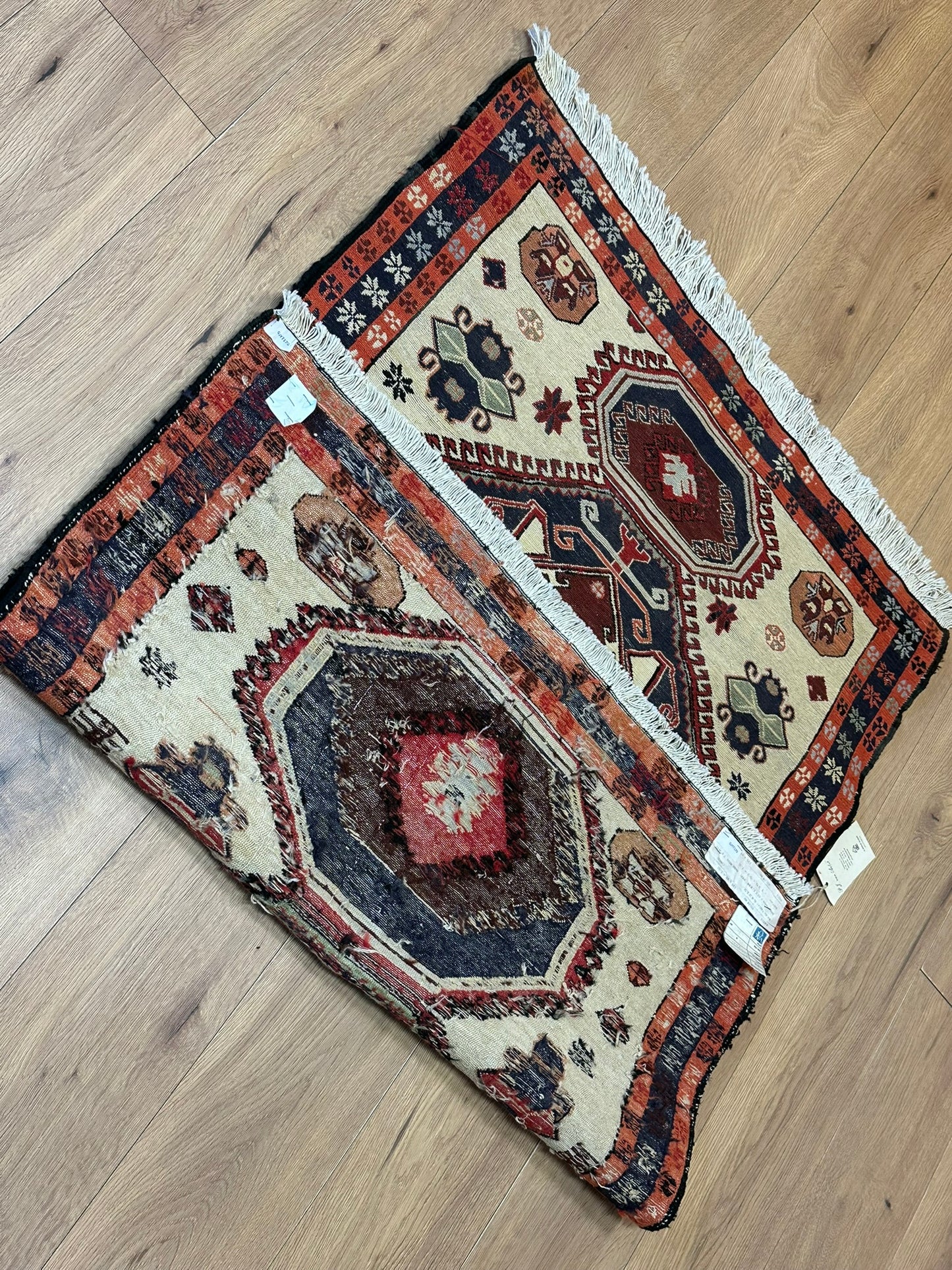 Orientteppich handgeknüpft 135 x 97 cm Kelim Sumack