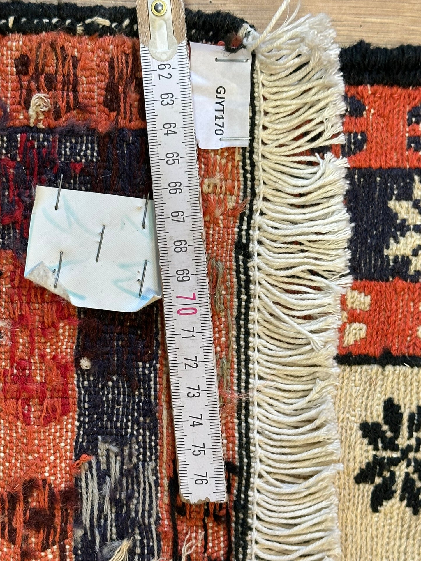 Orientteppich handgeknüpft 135 x 97 cm Kelim Sumack
