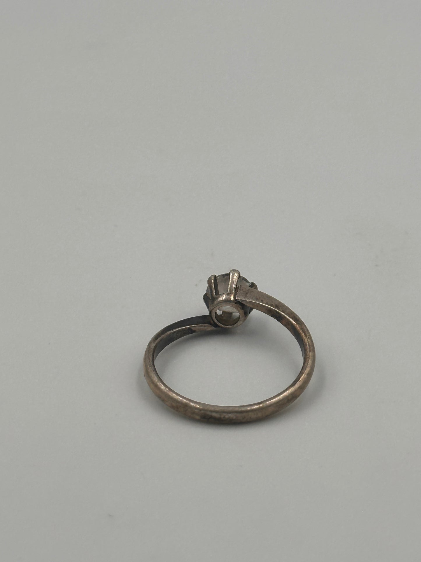 Vintage Eleganter Silber 925 Ring mit Wunderschönem Stein - Ringgröße 54