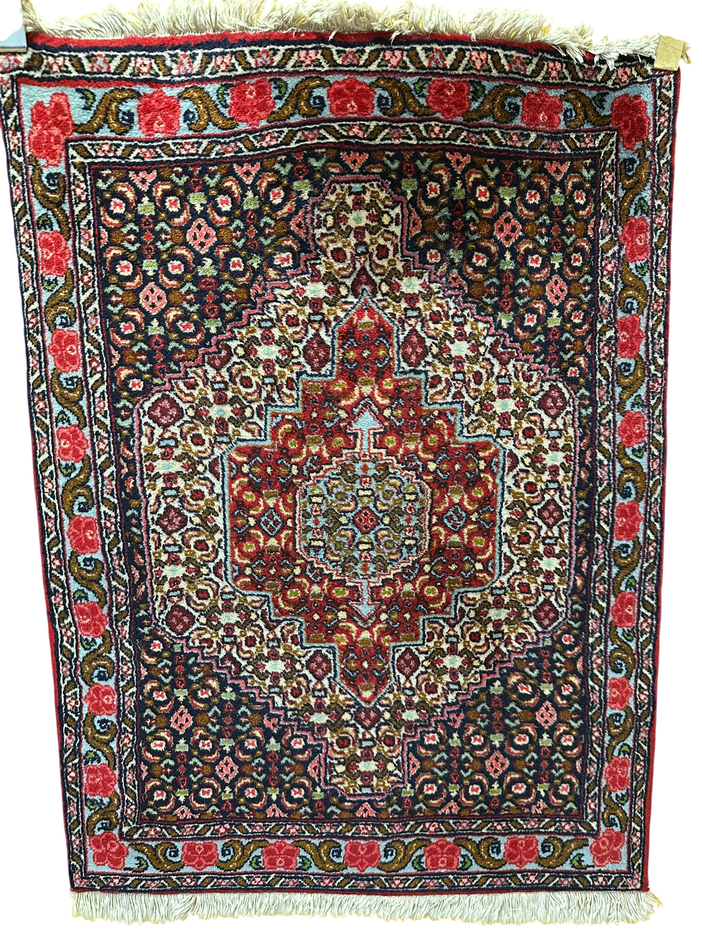 Orientteppich handgeknüpft Bidjar Senneh 102x75 cm