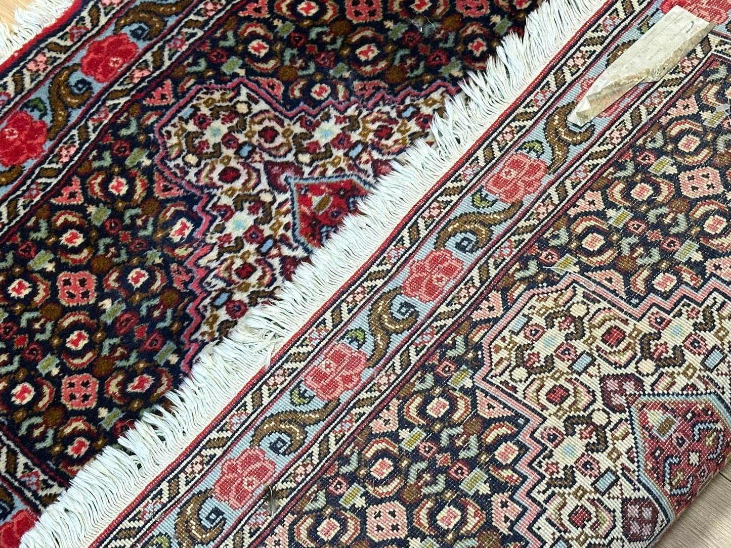 Orientteppich handgeknüpft Bidjar Senneh 102x75 cm