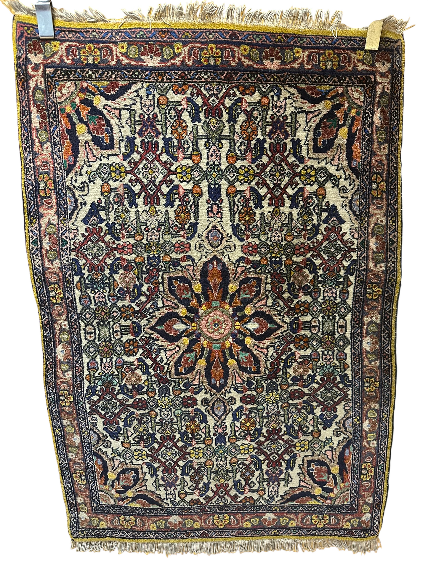 Orientteppich handgeknüpft 120x85 cm Bidjar Schurwolle