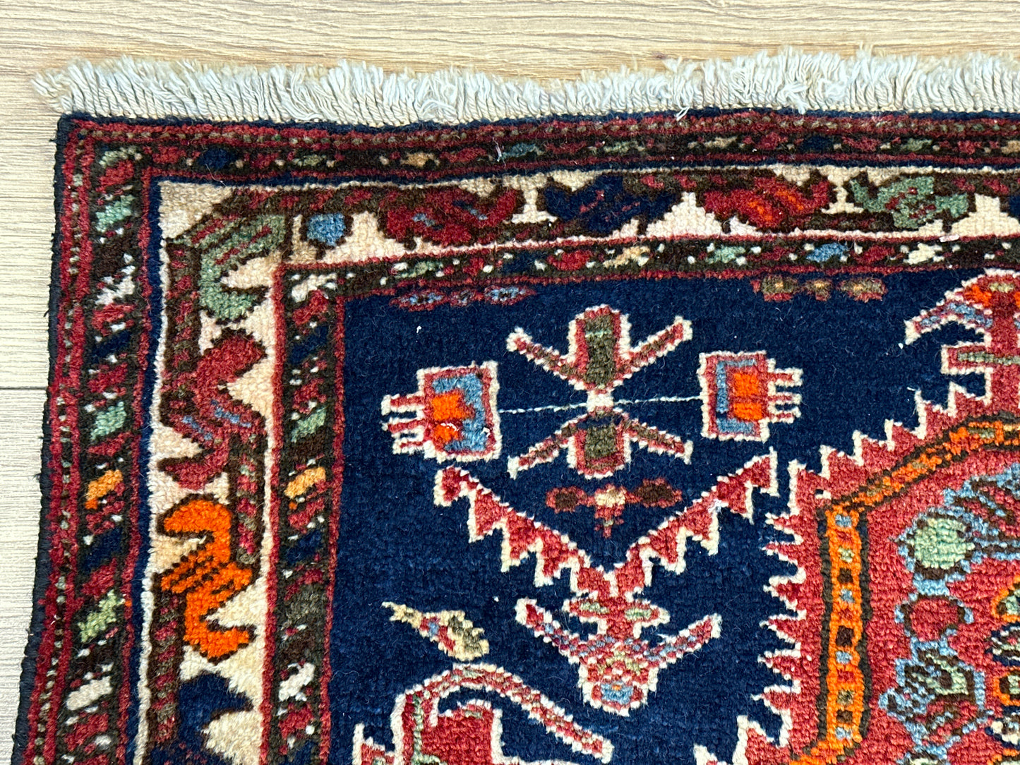 Handgeknüpfter Perser Orientteppich Antiker Afschari - 62x85 cm