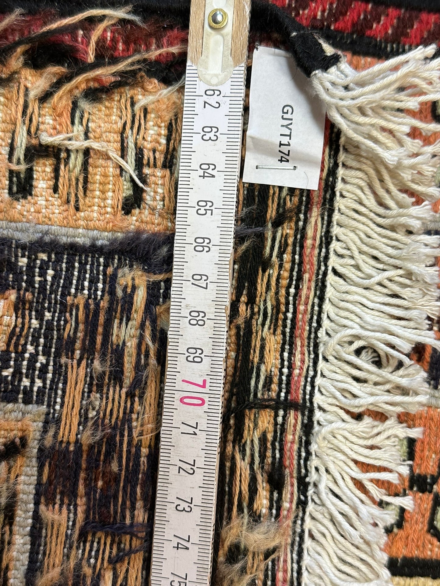 Orientteppich handgeknüpft 280x104 cm Sumack Kelim