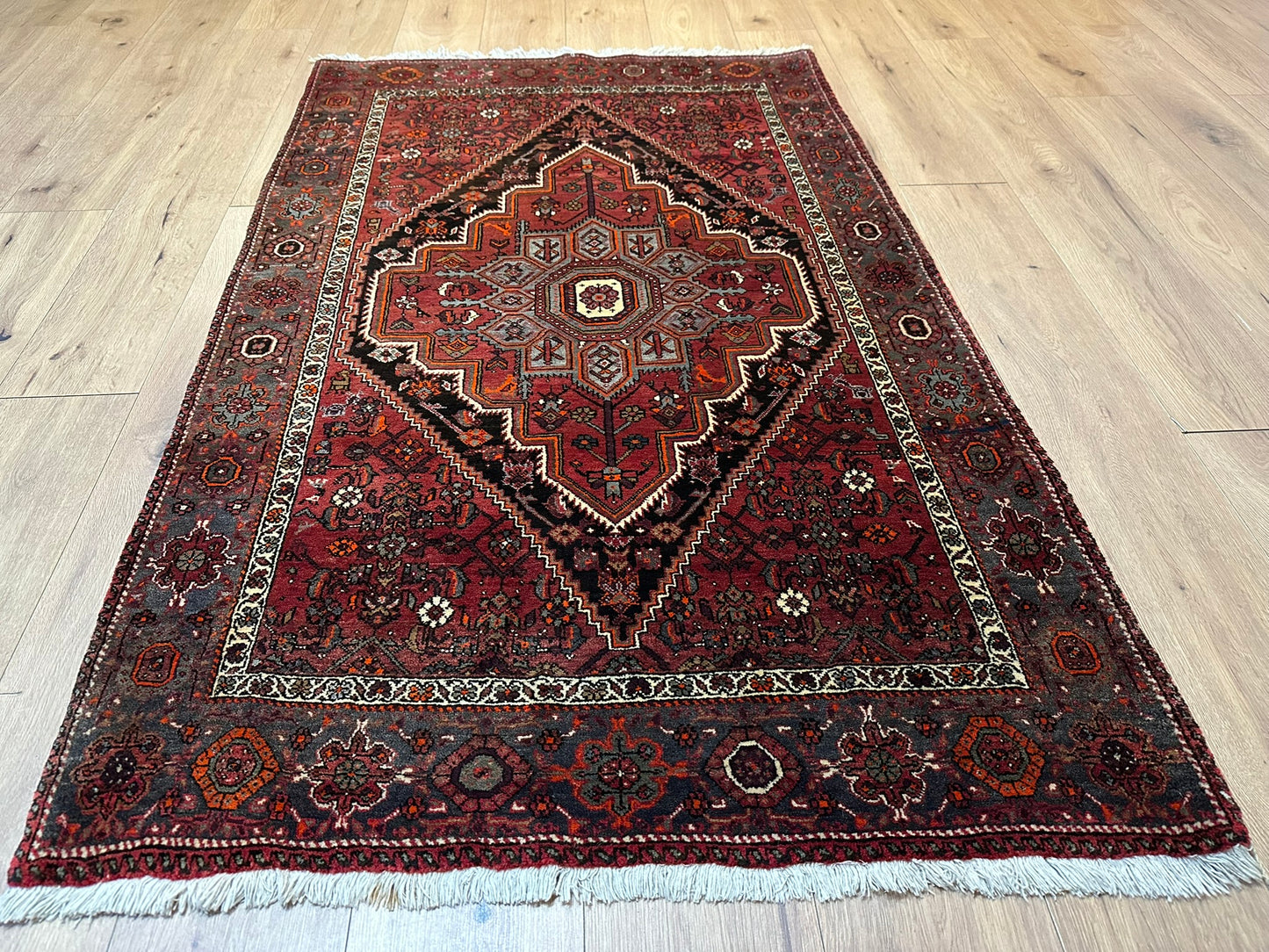 Orientteppich handgeknüpft 172x108 cm Bidjar Goltog Wolle