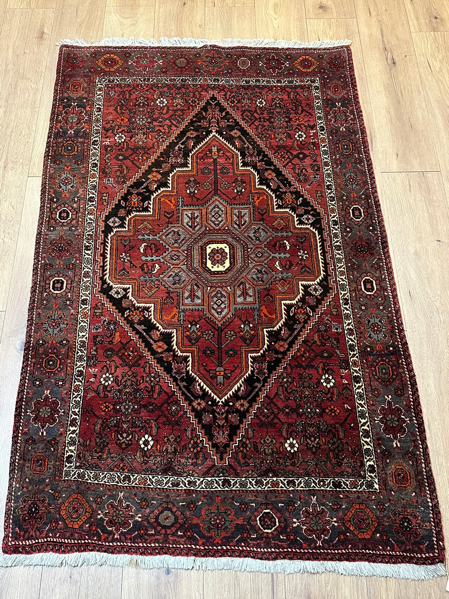 Orientteppich handgeknüpft 172x108 cm Bidjar Goltog Wolle