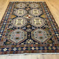 Orientteppich handgeknüpft 200x134 cm Sumack Kelim Kazak