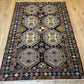 Orientteppich handgeknüpft 200x134 cm Sumack Kelim Kazak