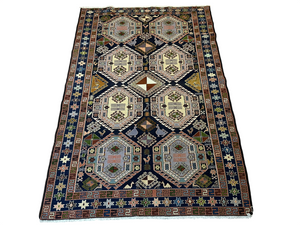 Orientteppich handgeknüpft 200x134 cm Sumack Kelim Kazak