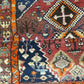 Antiker Malayer Orientteppich handgeknüpft 195x105 cm