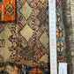 Antiker Malayer Orientteppich handgeknüpft 195x105 cm