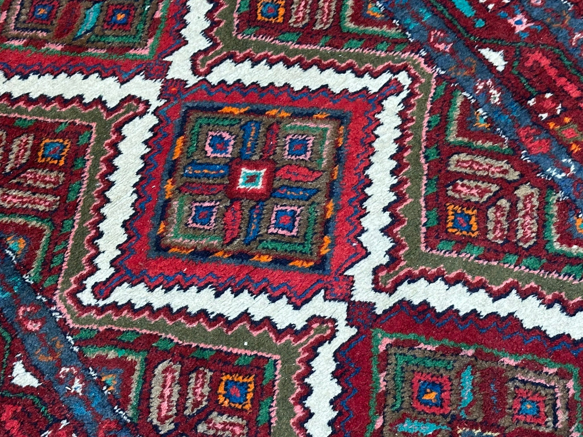 Handgeknüpfter Hamadan Orientteppich 125x77 cm