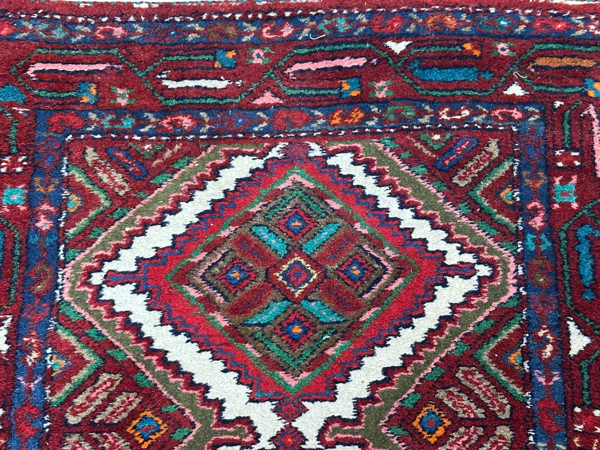 Handgeknüpfter Hamadan Orientteppich 125x77 cm