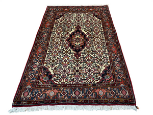 Orientteppich handgeknüpft 157x104 cm Bidjar Schurwolle