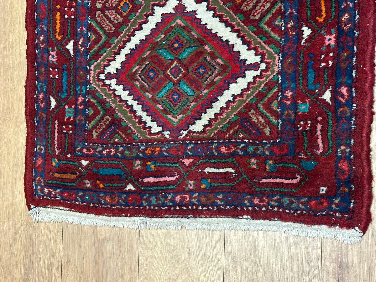 Handgeknüpfter Hamadan Orientteppich 125x77 cm