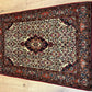 Orientteppich handgeknüpft 157x104 cm Bidjar Schurwolle