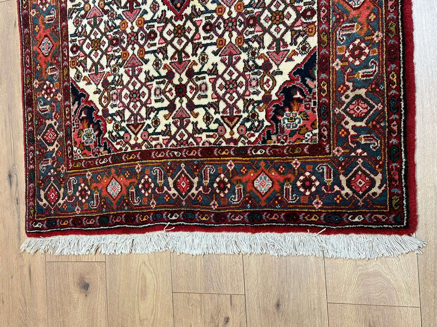 Orientteppich handgeknüpft 157x104 cm Bidjar Schurwolle