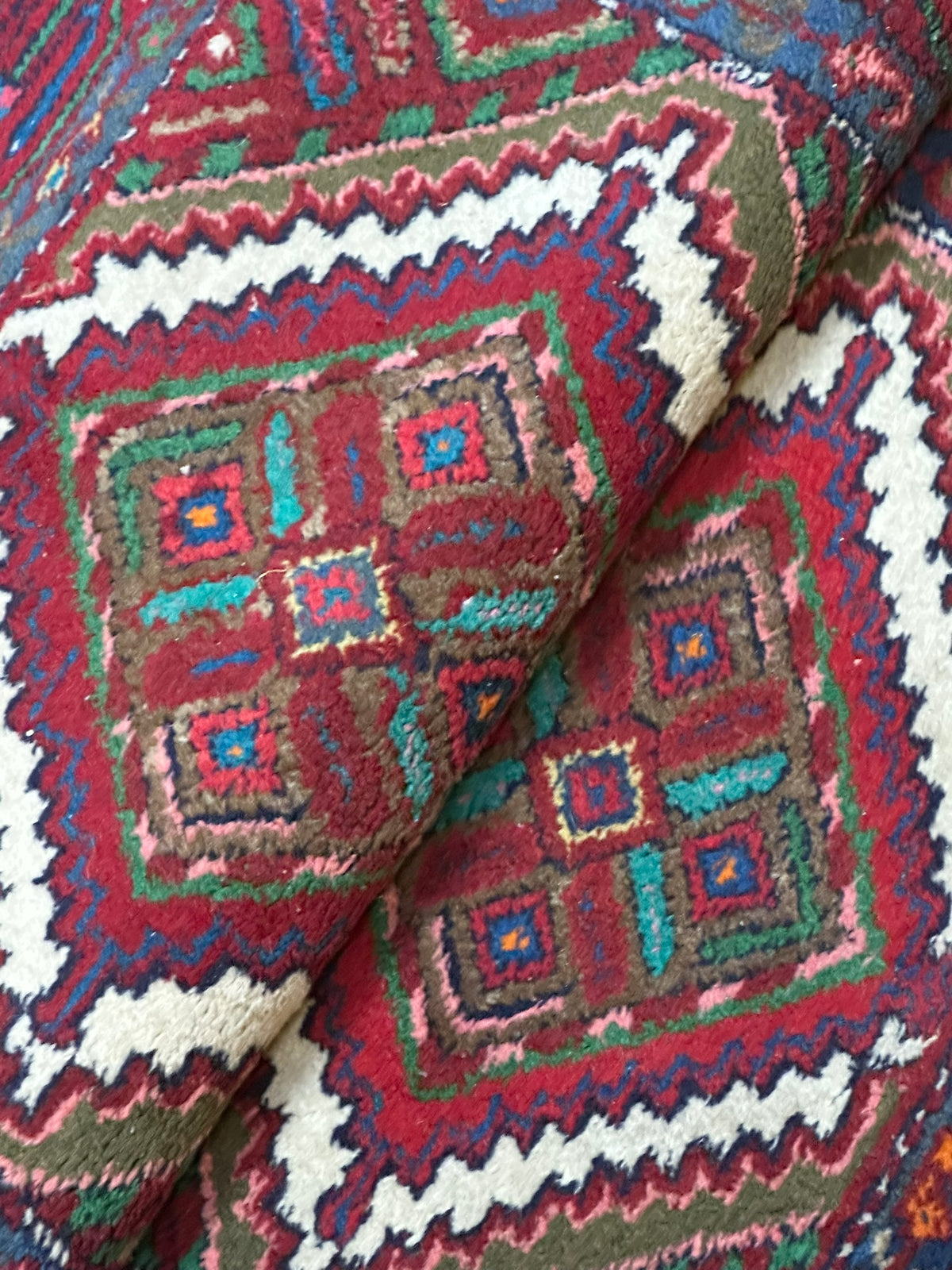Handgeknüpfter Hamadan Orientteppich 125x77 cm