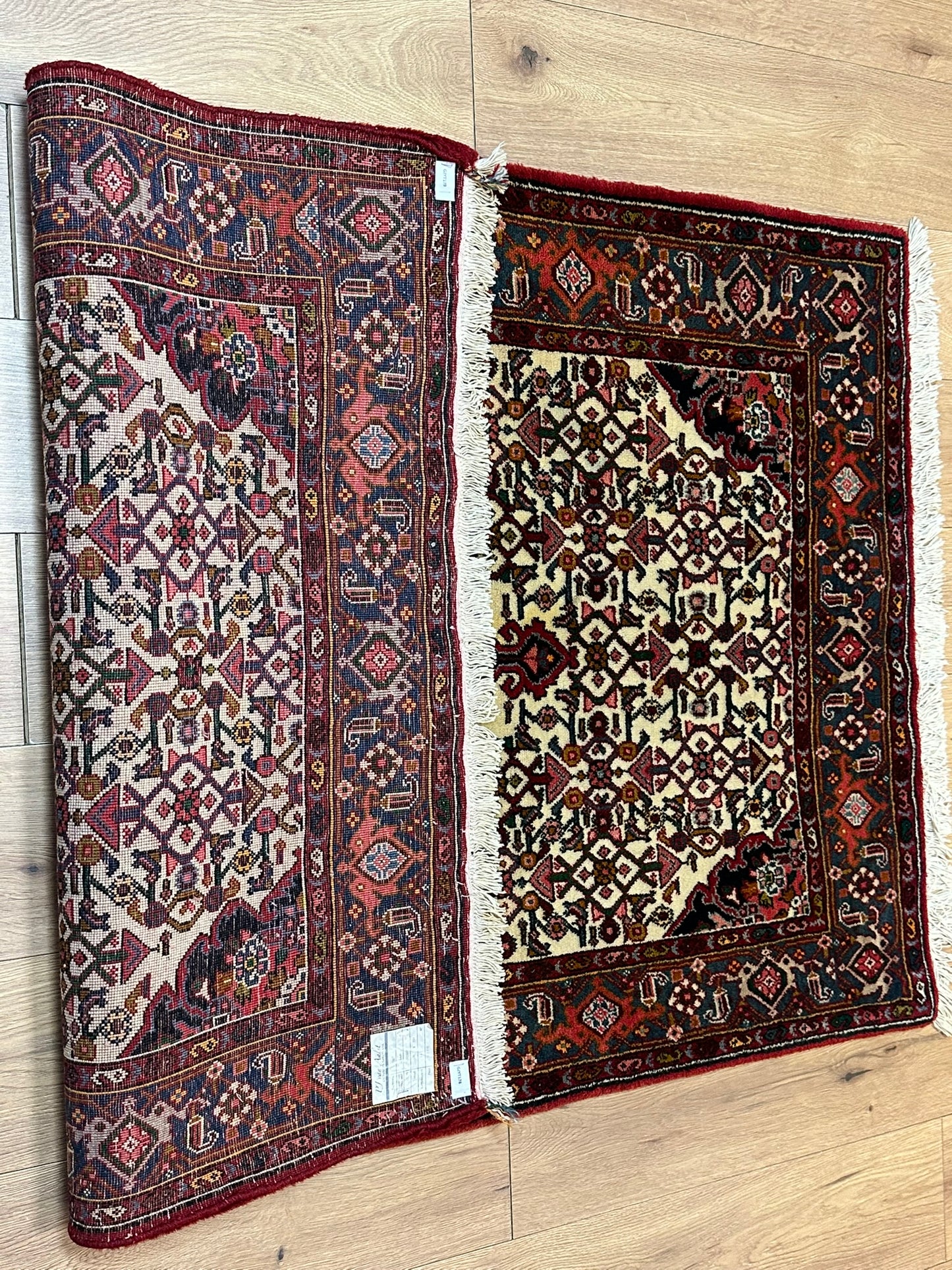 Orientteppich handgeknüpft 157x104 cm Bidjar Schurwolle