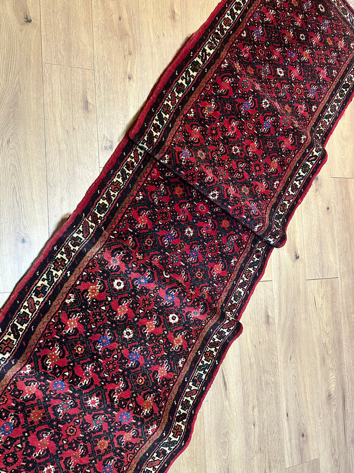 Handgeknüpfter Hamadan Orient-Läufer 510x85 cm