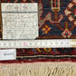 Orientteppich handgeknüpft 157x104 cm Bidjar Schurwolle