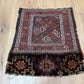 Orientteppich handgeknüpft 63x56 cm Sumack Kazak Antik