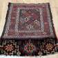 Orientteppich handgeknüpft 63x56 cm Sumack Kazak Antik