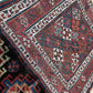 Orientteppich handgeknüpft 63x56 cm Sumack Kazak Antik
