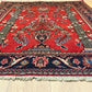 Antiker Keschan Orientteppich handgeknüpft 195x135 cm