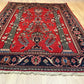 Antiker Keschan Orientteppich handgeknüpft 195x135 cm