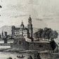 Ansicht Solothurn, Lithographie aus dem Frühen 19 Jahrhundert 30x32cm