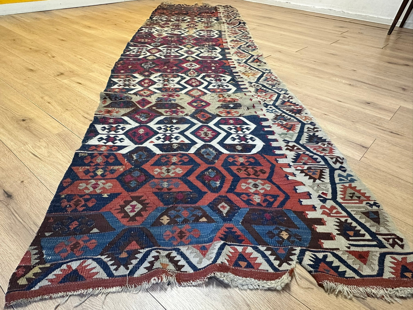 Orientteppich handgeknüpft 325x90 cm ANTIK Kilim Anatolien