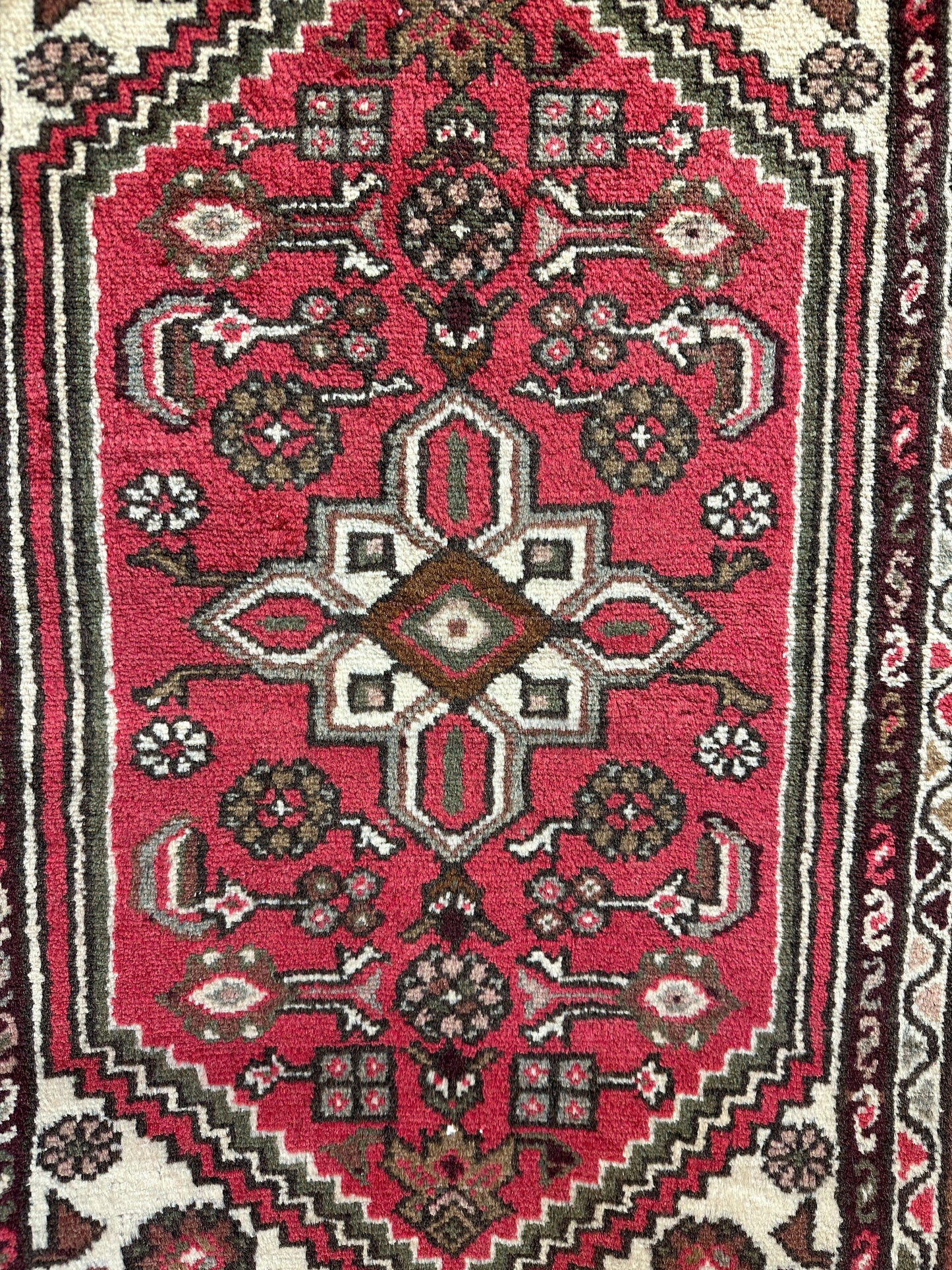 Handgeknüpfter Perser Orientteppich Hamadan - 93x62 cm