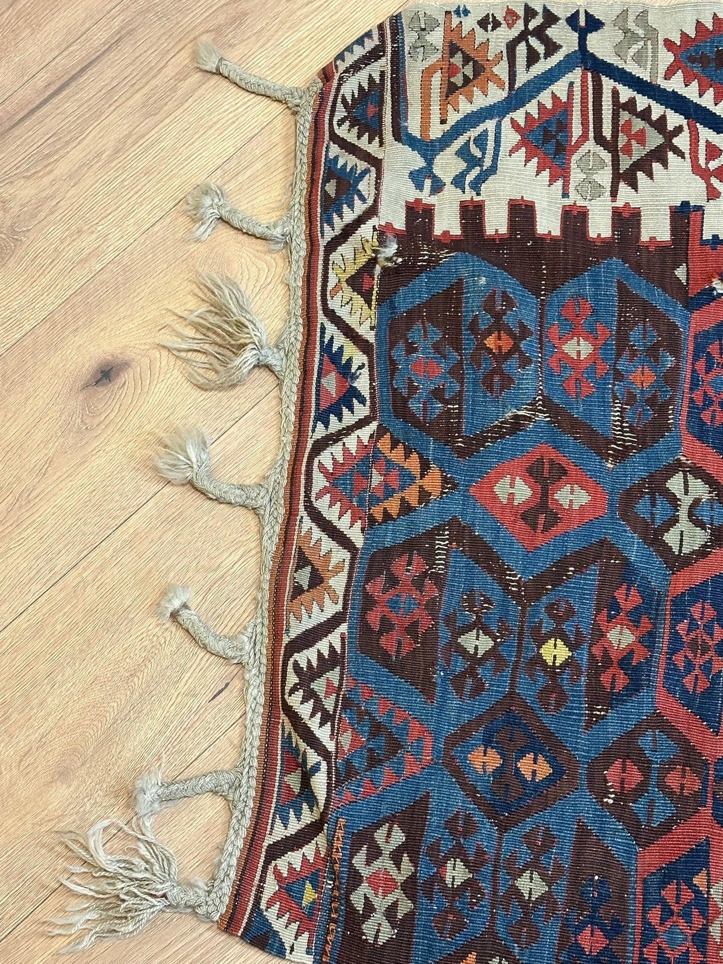 Orientteppich handgeknüpft 325x90 cm ANTIK Kilim Anatolien