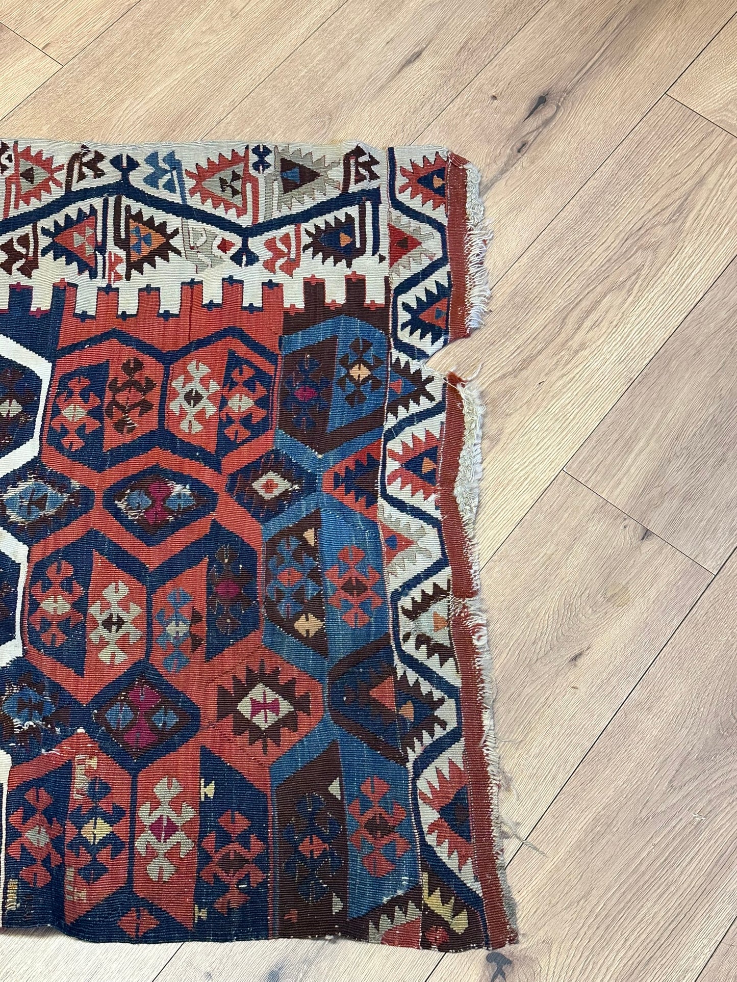 Orientteppich handgeknüpft 325x90 cm ANTIK Kilim Anatolien