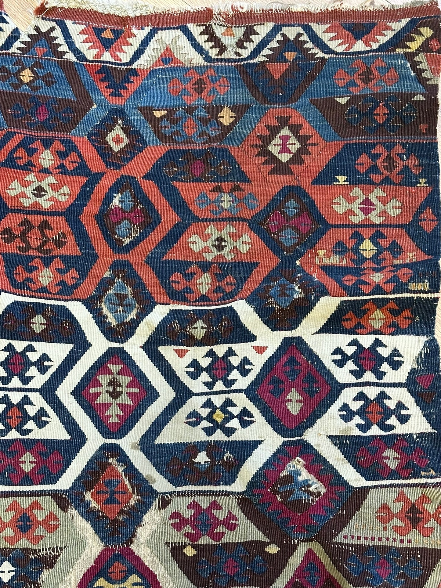 Orientteppich handgeknüpft 325x90 cm ANTIK Kilim Anatolien