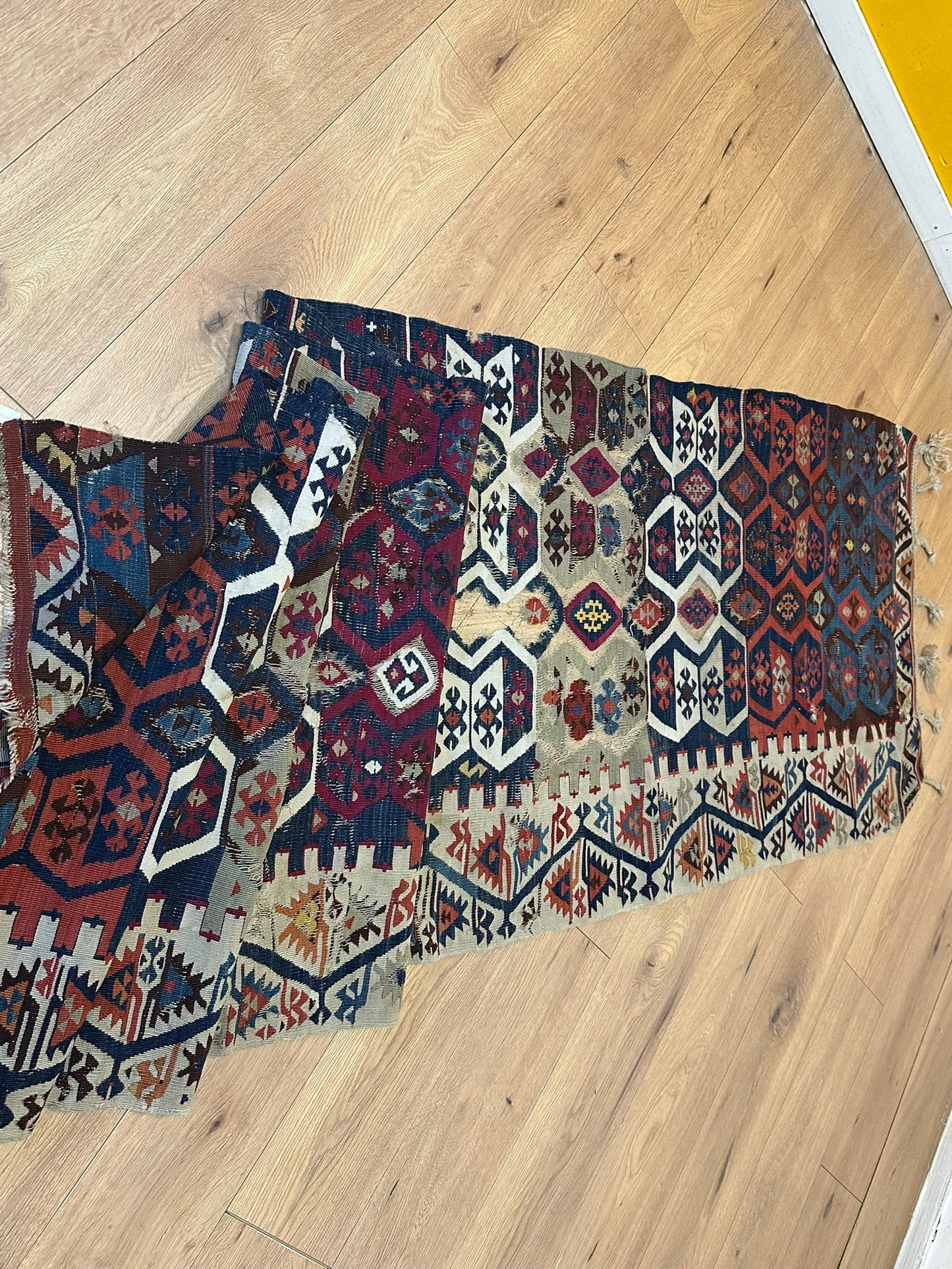 Orientteppich handgeknüpft 325x90 cm ANTIK Kilim Anatolien